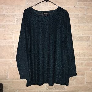 ✅Kathie Lee Woman Long Sleeve Blouse